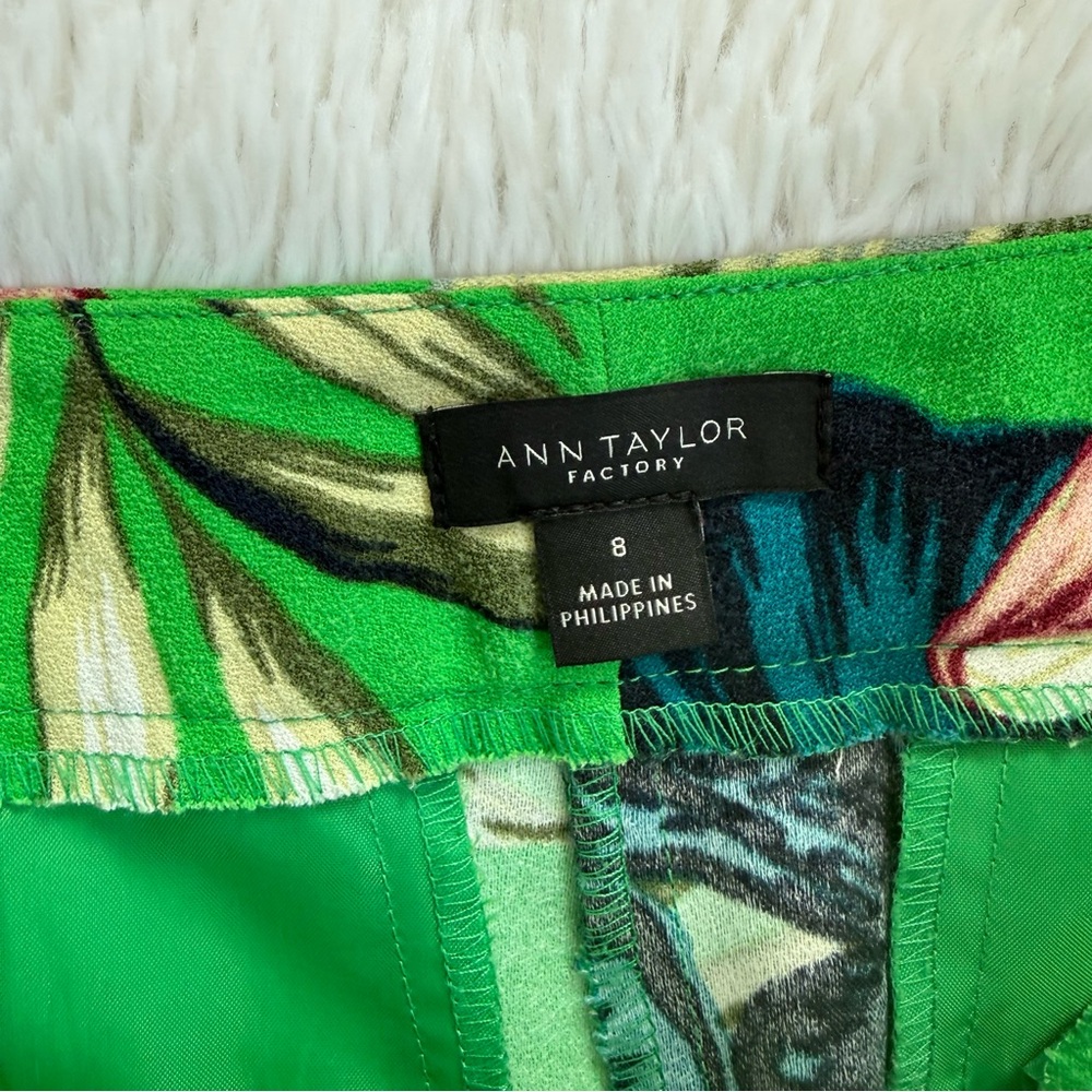 Ann Taylor tropical wide leg pants sz8 - Picture 12 of 13